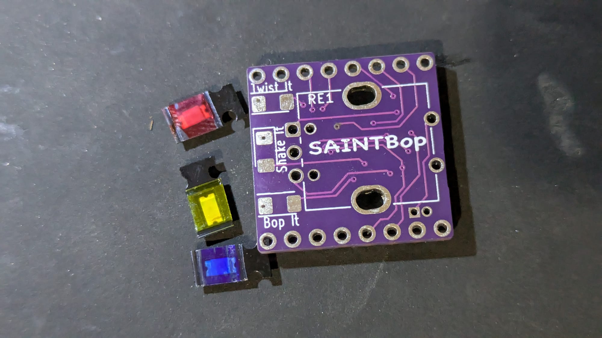 Solderng the SaintBop Mini-Badge