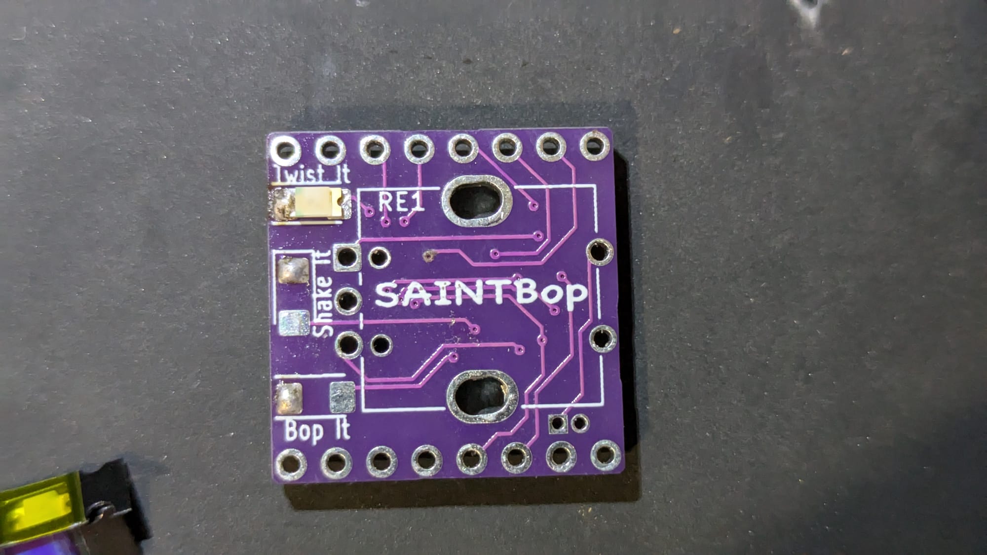 Solderng the SaintBop Mini-Badge