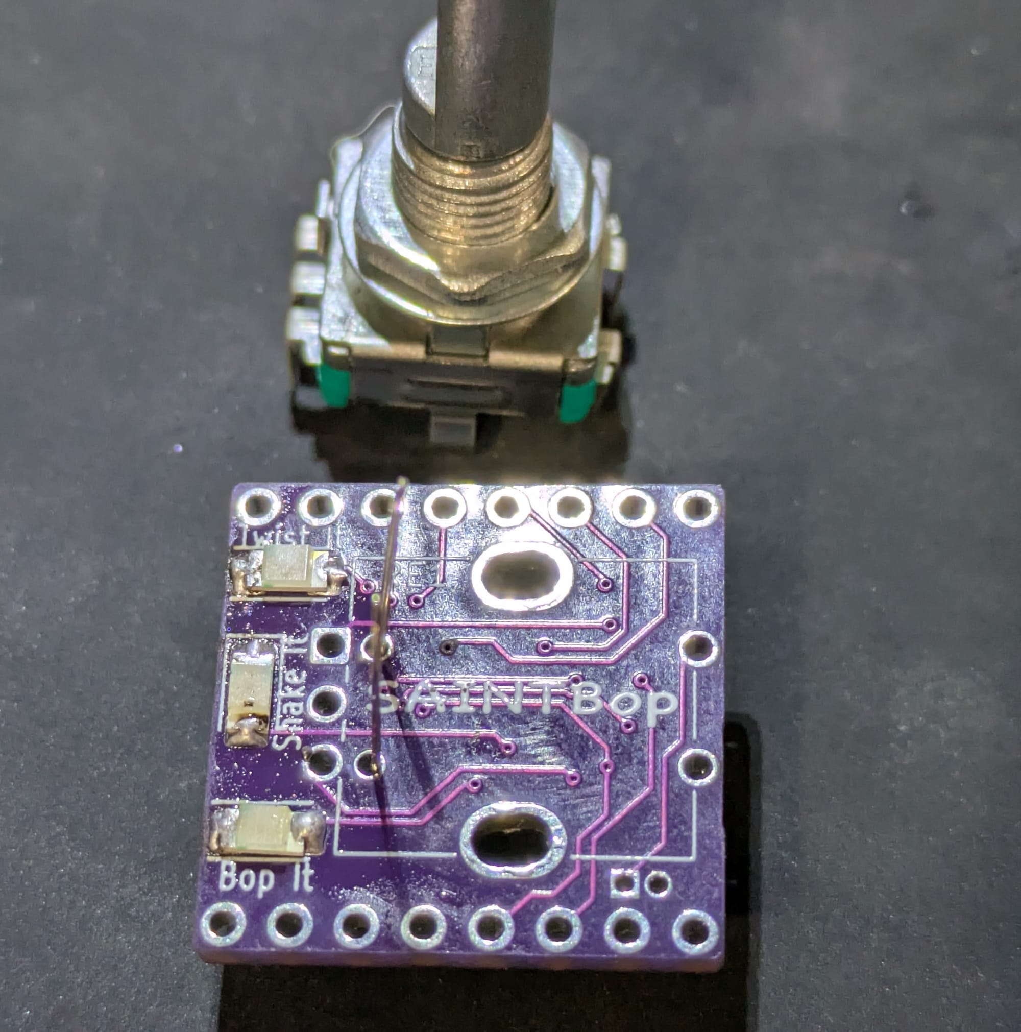 Solderng the SaintBop Mini-Badge