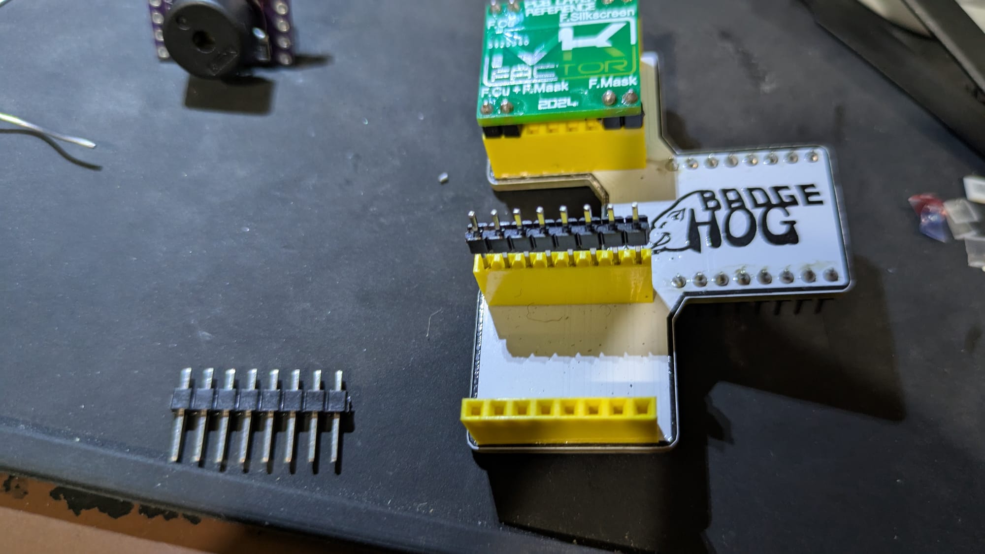 Solderng the SaintBop Mini-Badge